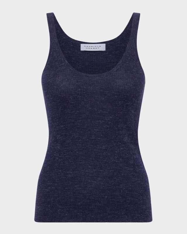 Cinxia Cashmere-Silk Knit Tank Top